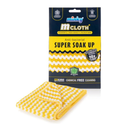 Мікрофібра суперпоглинаюча антибактеріальна Minky Cloth Anti Bacterial Super Soak Up, 32×32 см